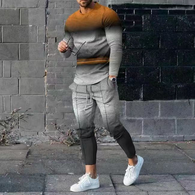 Men's modern leisure set with impressive gradient colors Lune London