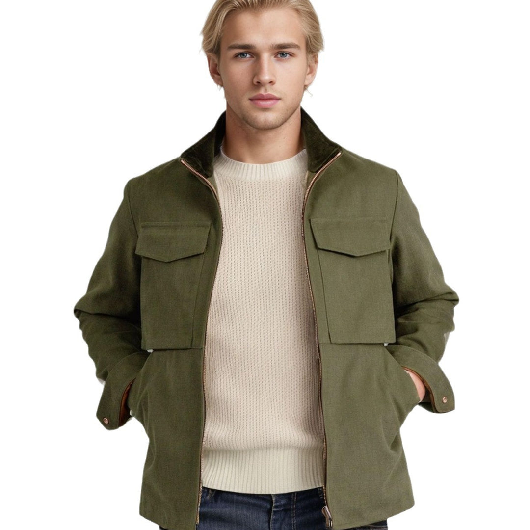 Utility jacket for men with practical pockets and modern design Lune London