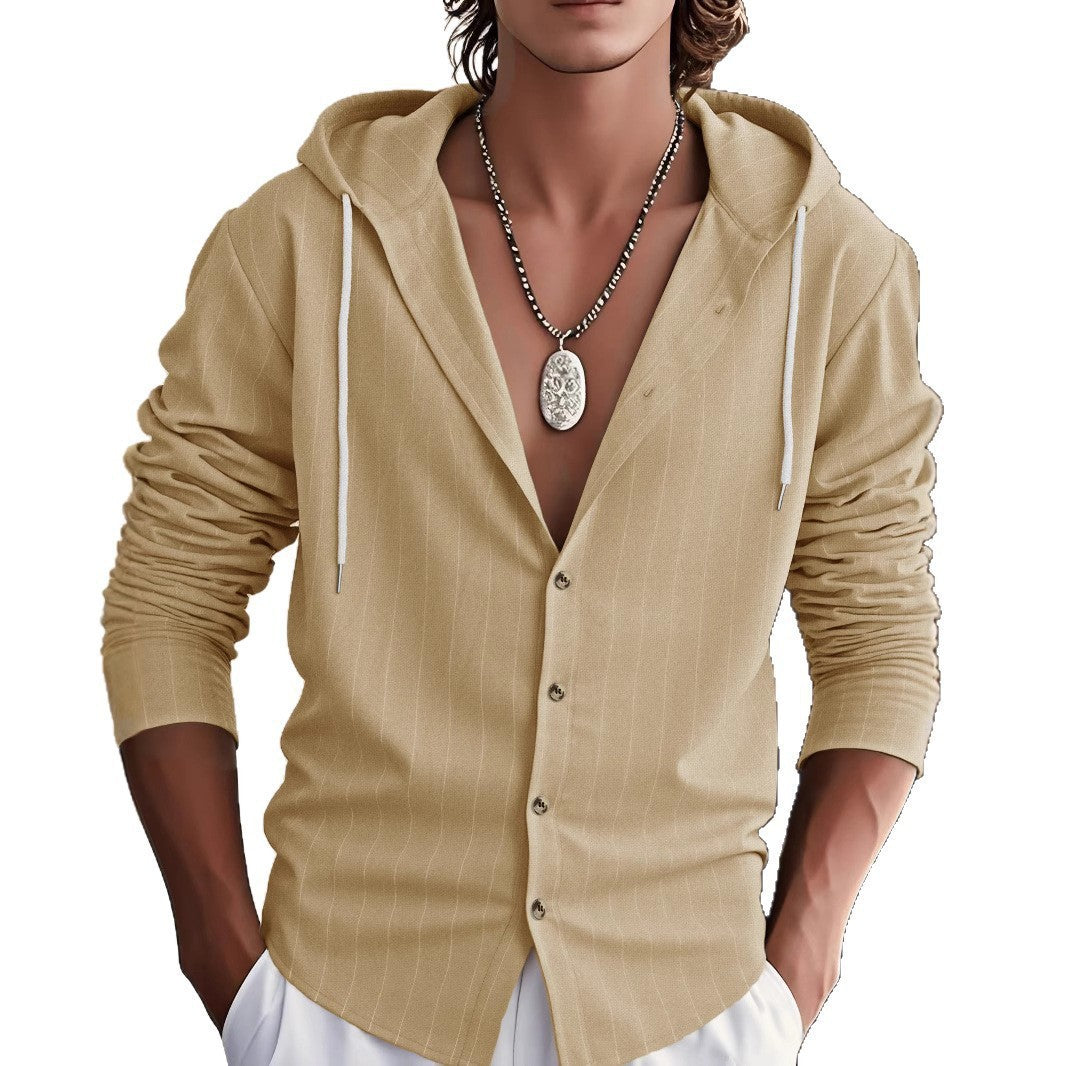 Men's transition jacket with structured design and hood Lune London
