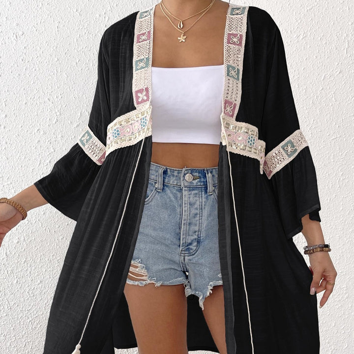 Women Bohemian decorative beach cover-up Lune London