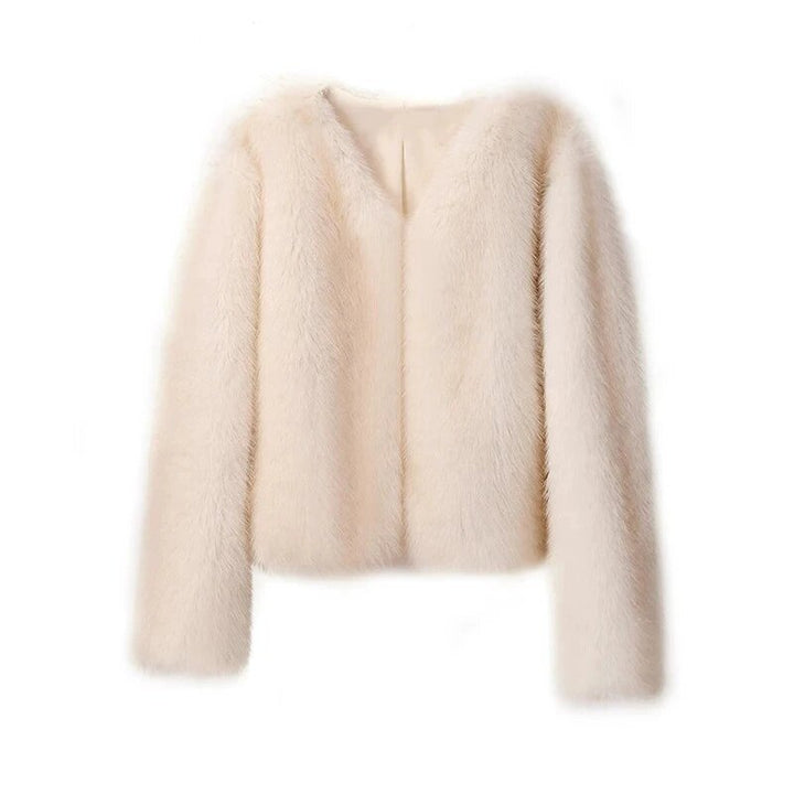 Ladies comfortable faux fur jacket Lune London