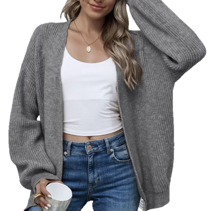 Women oversized knit cardigan comfortable Lune London
