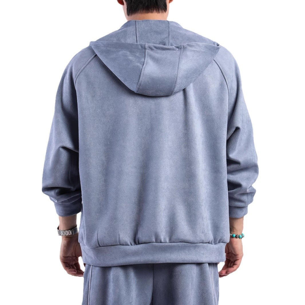 Ladies Fleece Hoodie with a practical zipper on the front and a comfortable fit Lune London