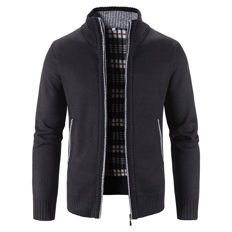 Men's Cardigan with Innovative Thermal Insulating Inner Lining Lune London