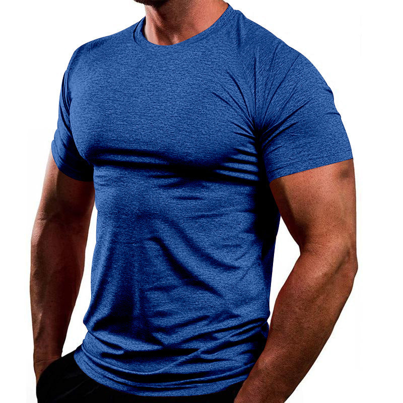 Breathable fitness t-shirt for men in lightweight fabric with a fitted cut Lune London