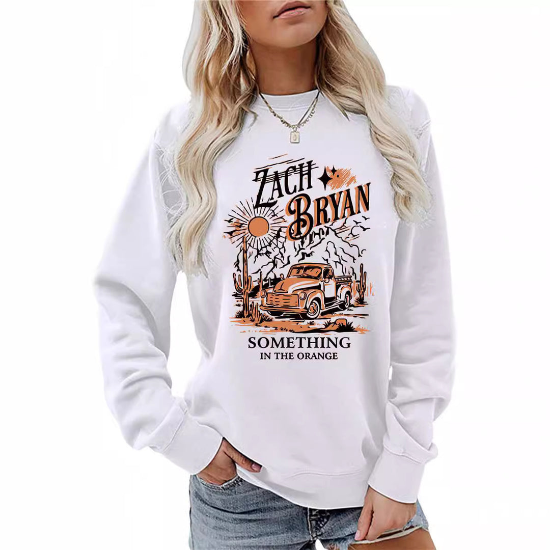 Sweat-shirt femme avec design de camion vintage inspirant Chic & Stil