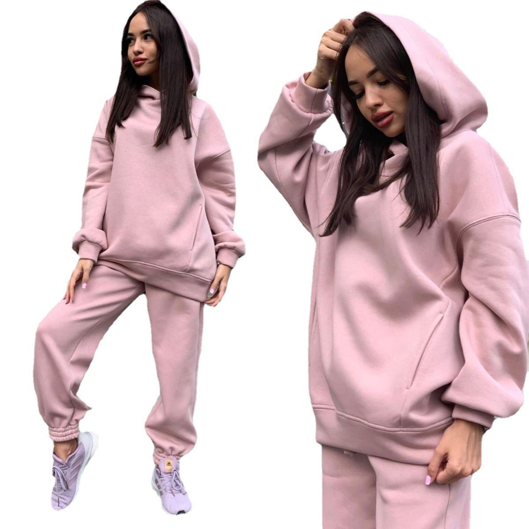 Ladies Casual Design Hoodie and Jogging Set with Lune London