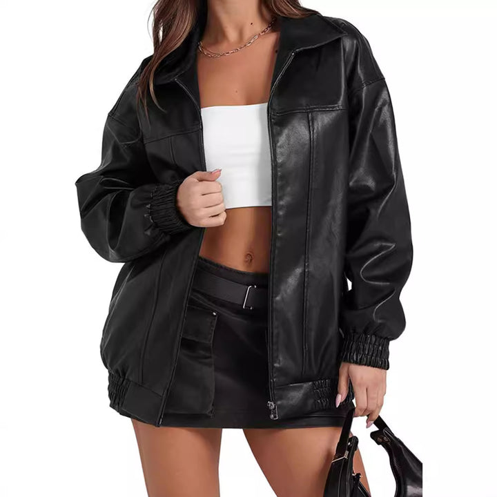 Ladies Oversized Casual Clothing with Elastic Cuffs and Practical Pockets Lune London