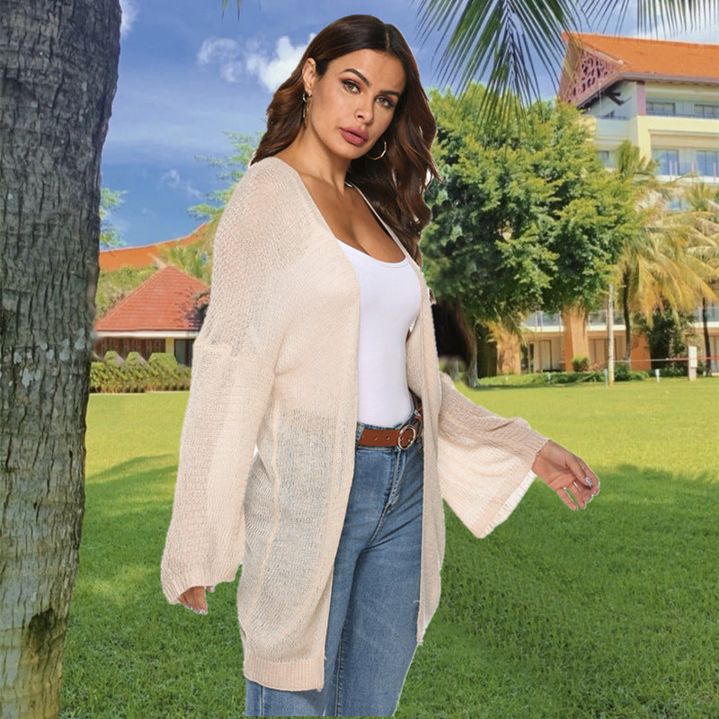 Ladies casual chic knitted coat Lune London