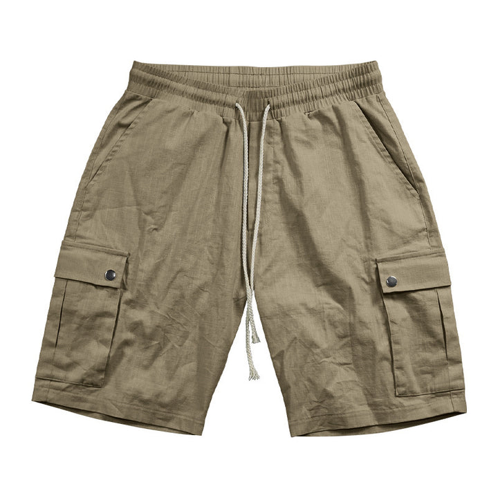 Shorts Cargo pratiques pour hommes avec une taille élastique et des poches polyvalentes Lune London