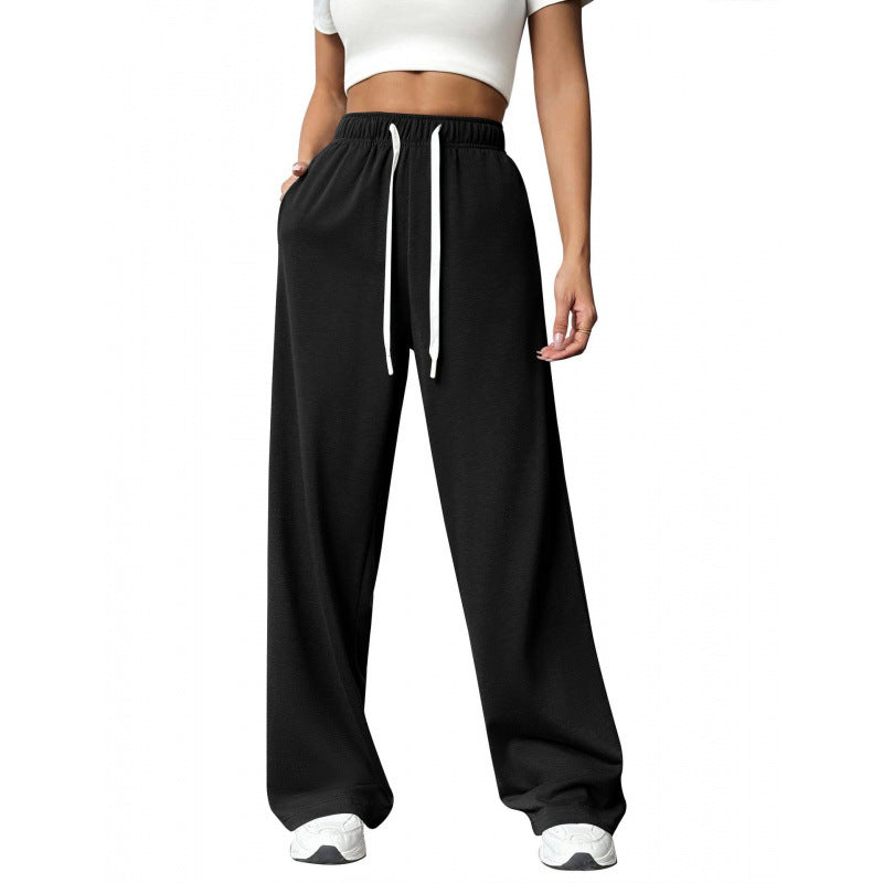 For women Comfortable and casual leisure pants with a loose fit and elastic waist Lune London