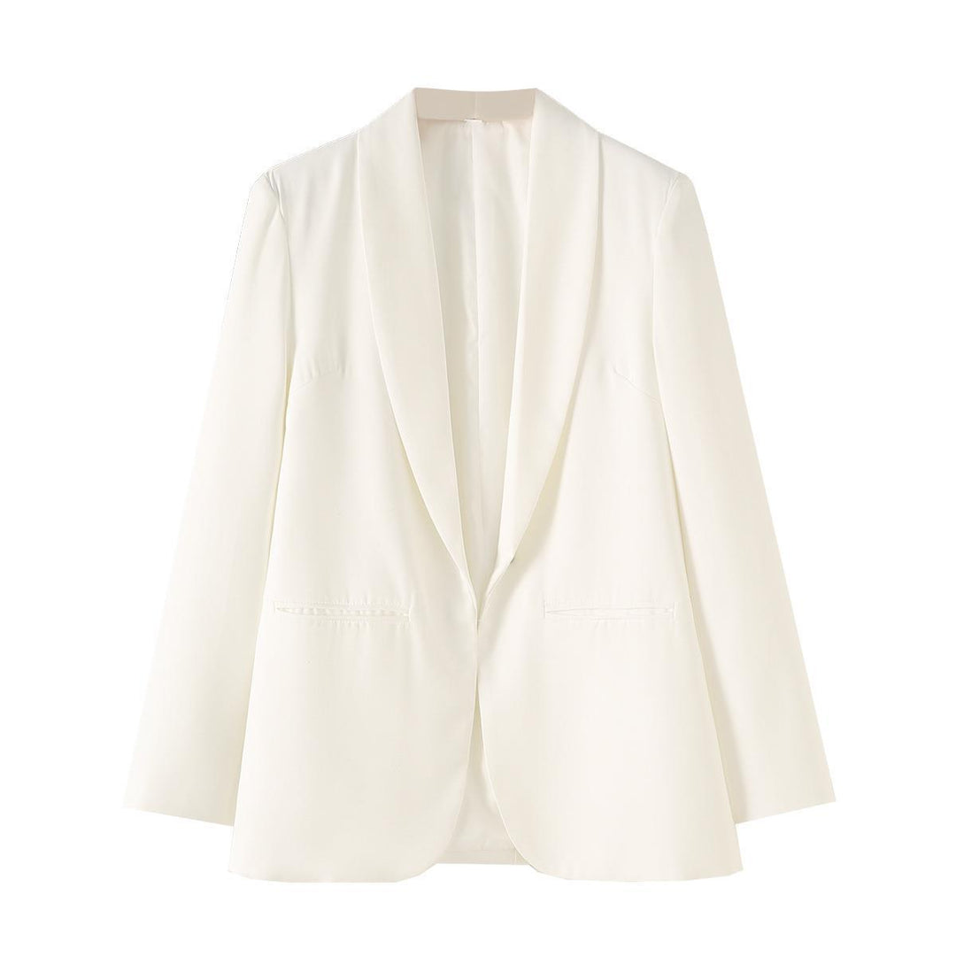 Women Elegant Blazer with Soft Shoulders and Luxurious Inner Lining Lune London