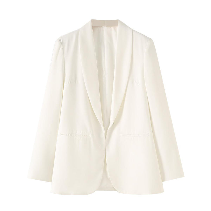 Women Elegant Blazer with Soft Shoulders and Luxurious Inner Lining Lune London