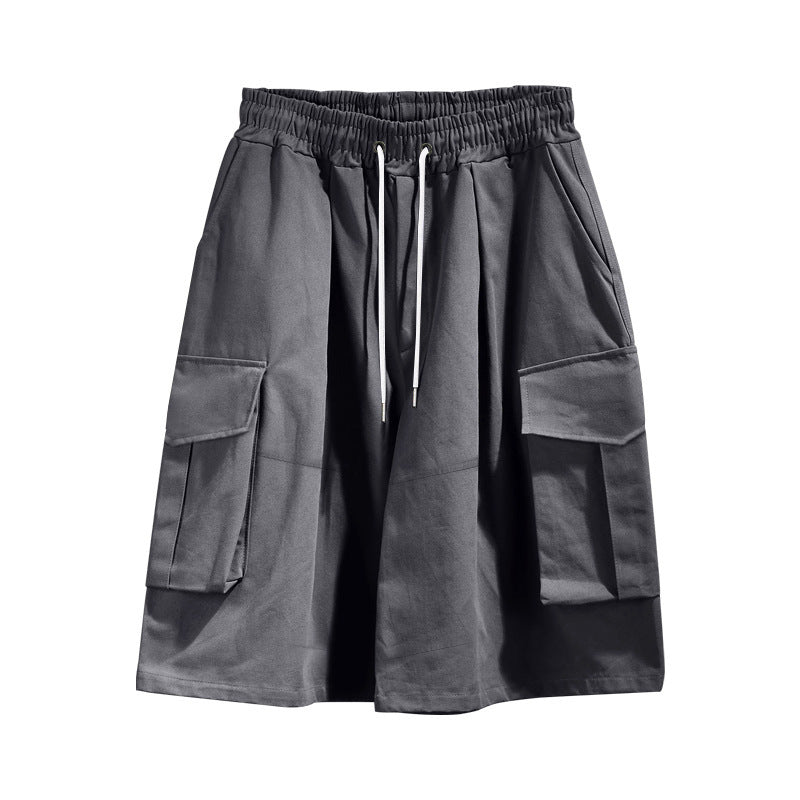 Shorts cargo pratiques pour femmes avec taille élastique et plusieurs poches Lune London