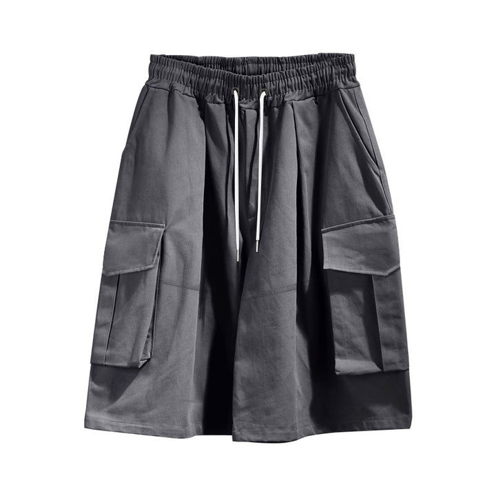 Shorts cargo pratiques pour femmes avec taille élastique et plusieurs poches Lune London