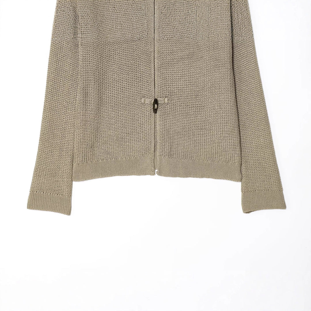 Lightweight knitted jacket for women with stylish button details Lune London