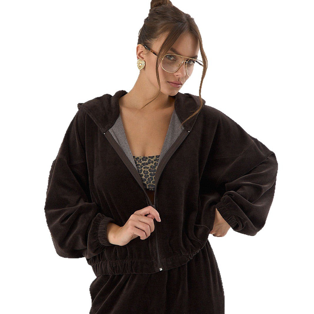 Women's comfortable jumpsuit with practical pockets and full zip Lune London