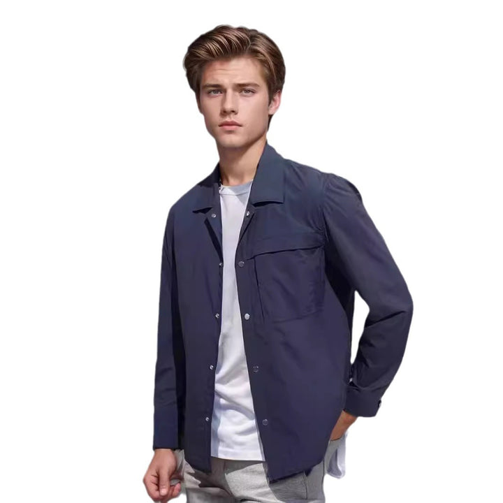 Casual work jacket for men with functional pocket elements Lune London