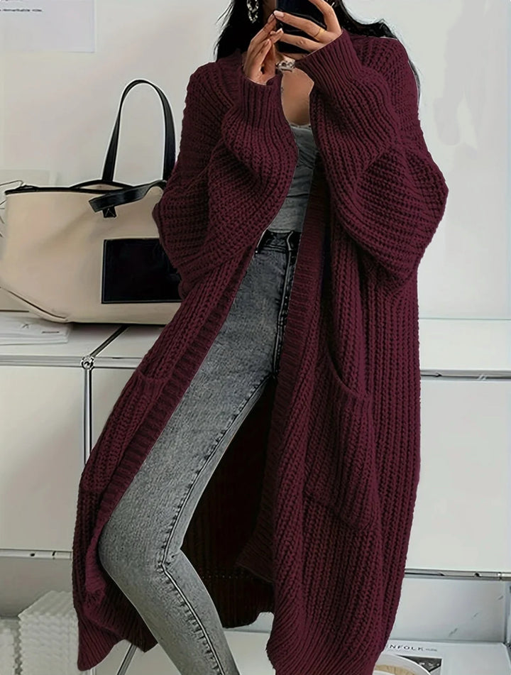Oversized knitted coat for women Lune London