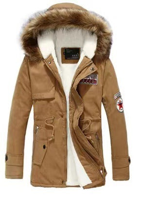 Stylish winter jacket for men with removable hood Lune London