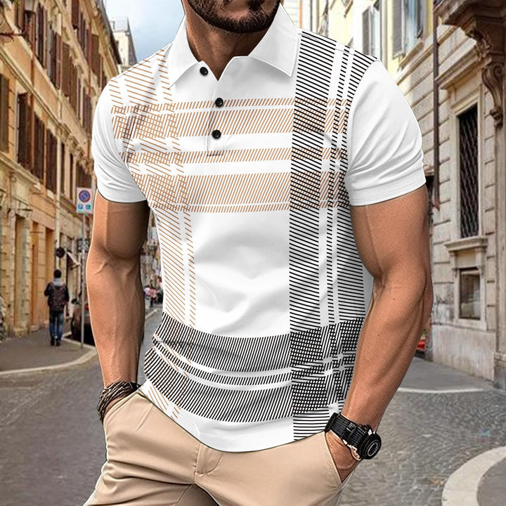 Men's Short Sleeve Polo Shirt Lune London