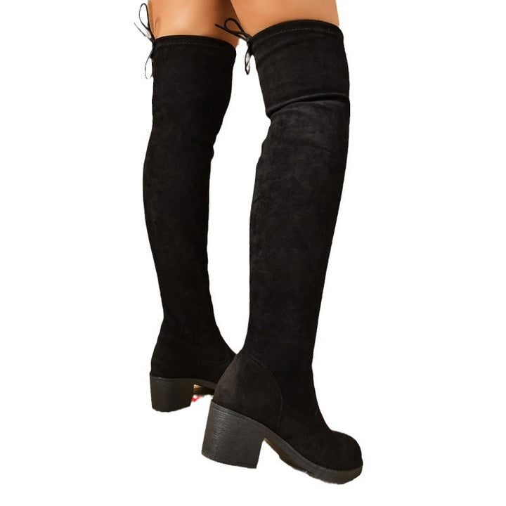 Women's boots with a casual gathered effect Lune London