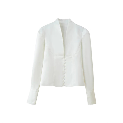 Women's elegant satin blazer Lune London