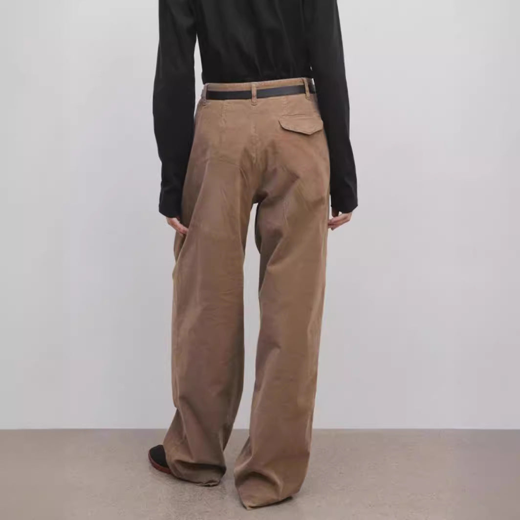 Pantalons Chino Élégants et Larges pour Femmes Chic & Stil
