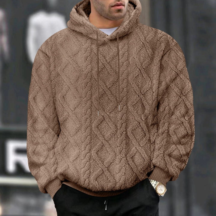 Men's cozy hoodie with structured design Lune London
