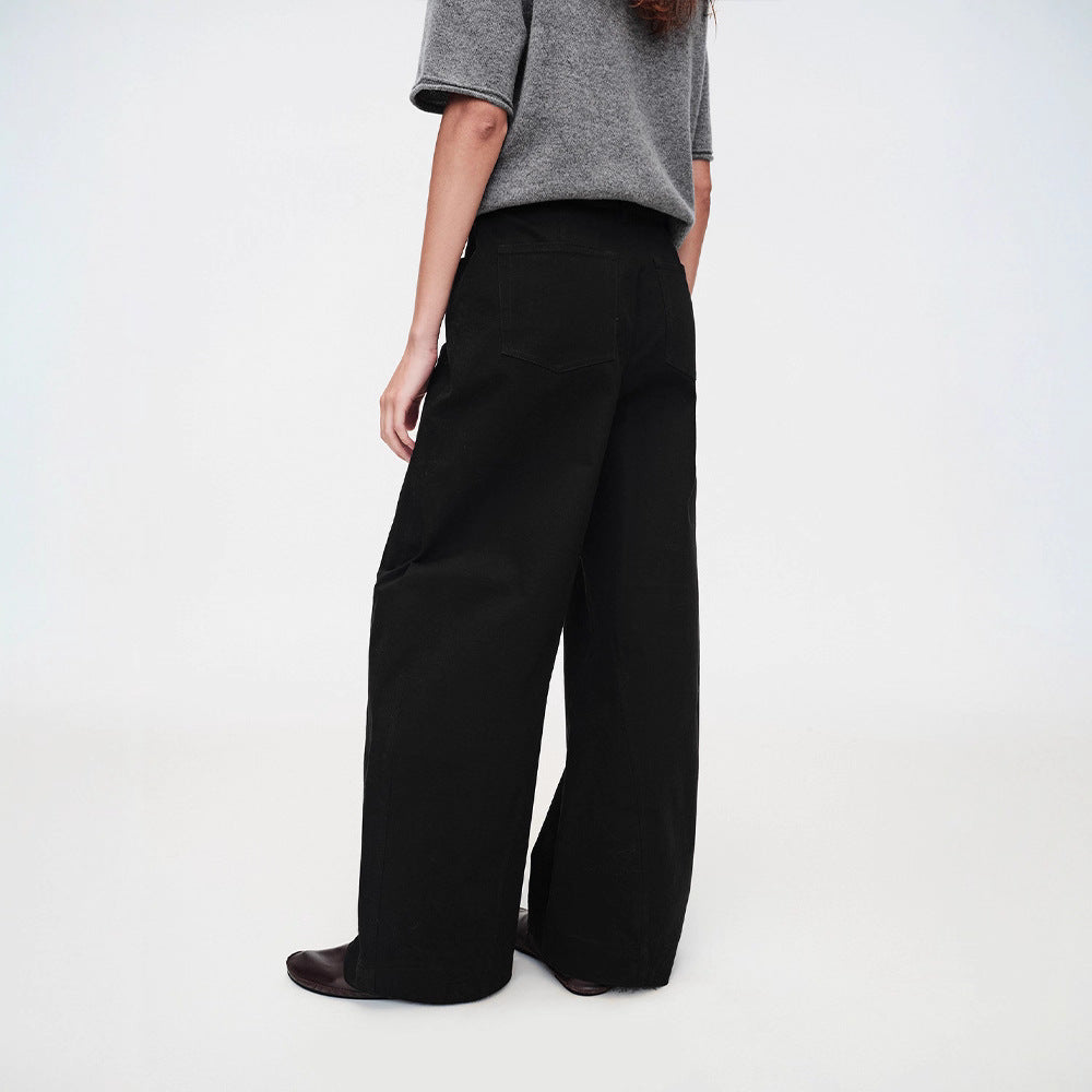 Pantalons femmes coupe ample taille haute Chic & Stil