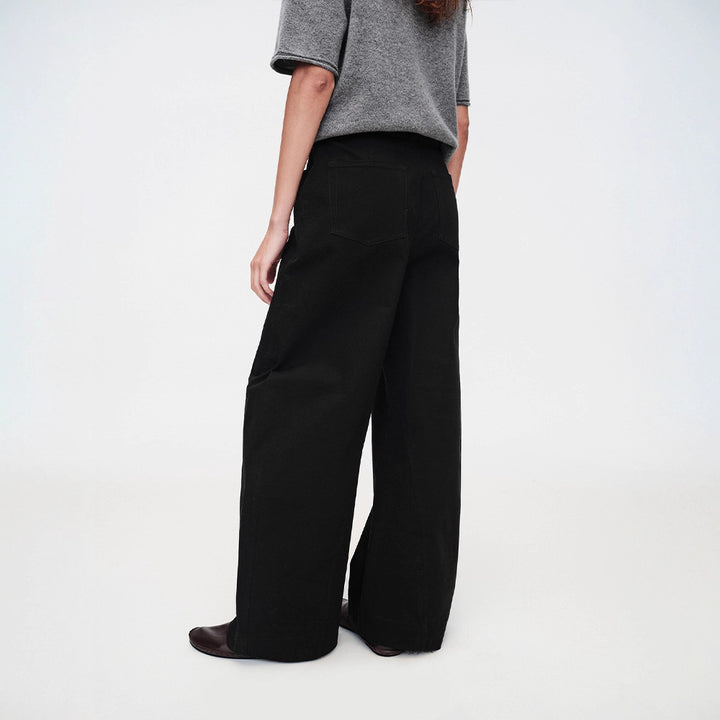 Pantalons femmes coupe ample taille haute Chic & Stil