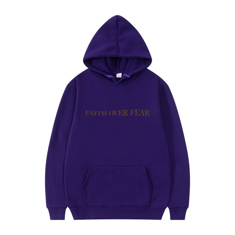 Women's hoodie with inspirational lettering and high-quality cotton Lune London