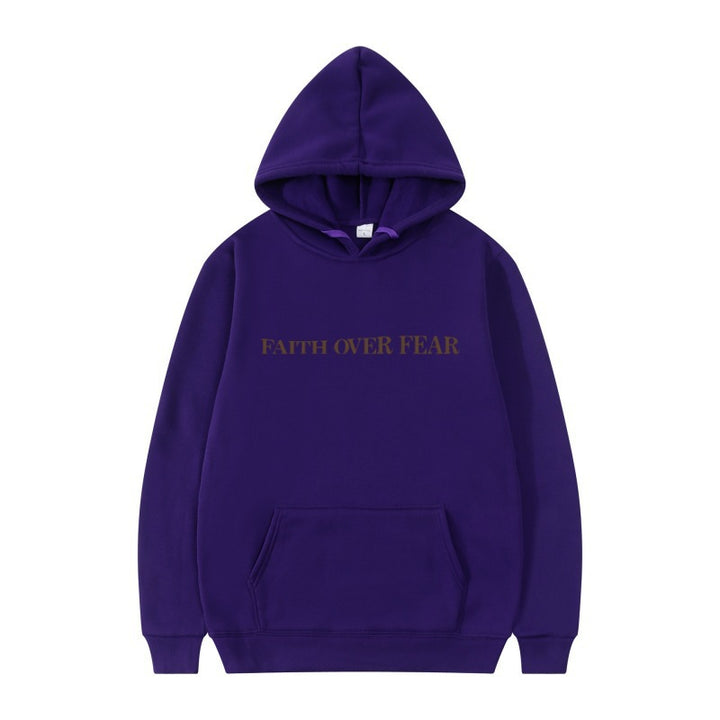 Women's hoodie with inspirational lettering and high-quality cotton Lune London
