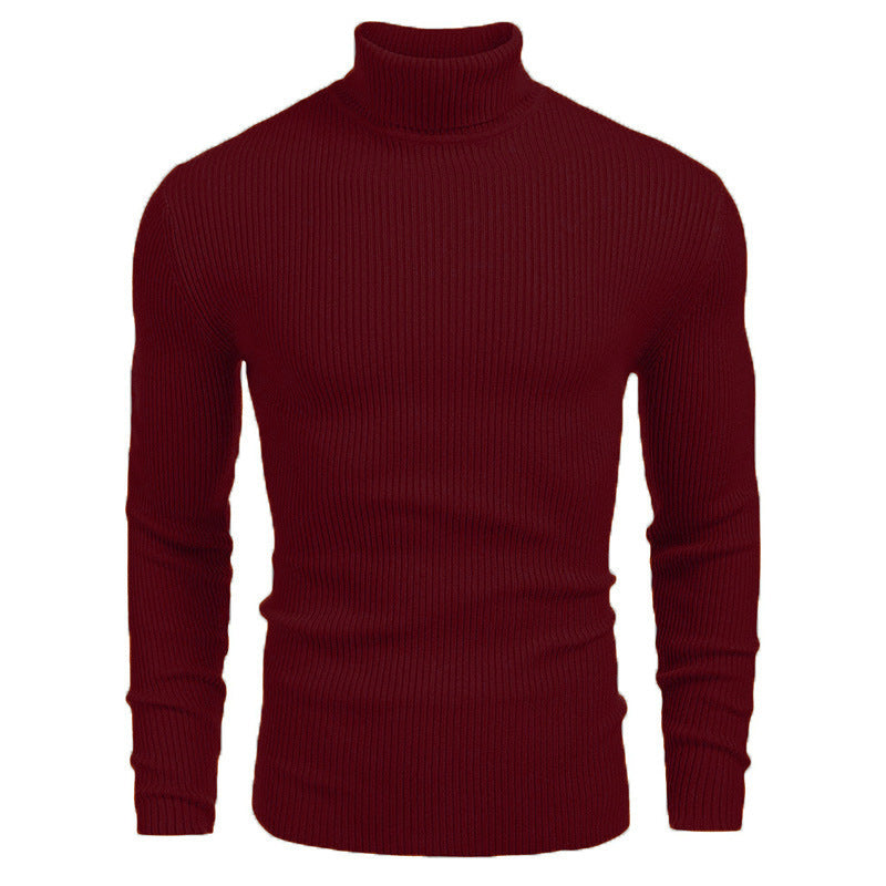 Men's High-Quality Ribbed Turtleneck Sweater Lune London