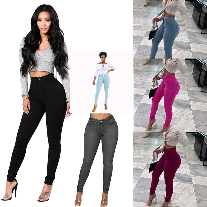 Slim-fit jeans for women with decorative laced detail Lune London