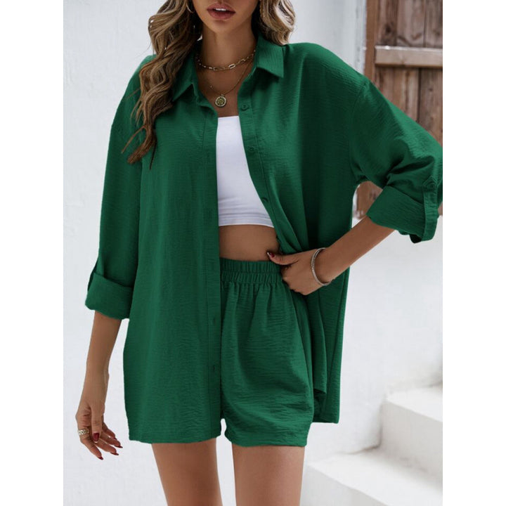 Lune London casual top and shorts set for women