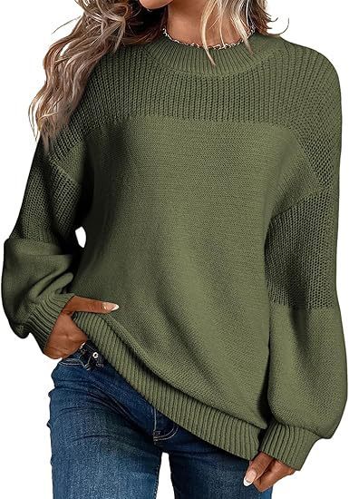 Fashion knit sweater for women with drop shoulders and casual fit Lune London