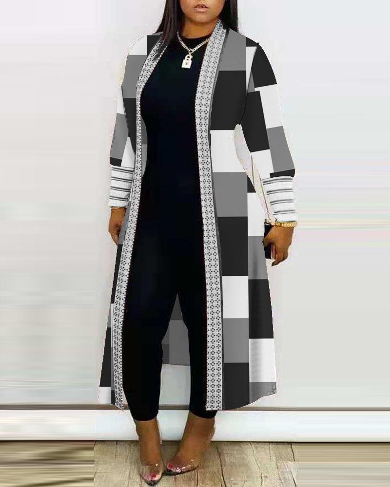 Lune London women's artistic long cardigan