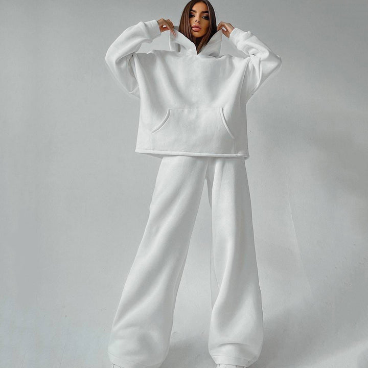 Oversized comfortable hoodie set and loose jogger pants Lune London