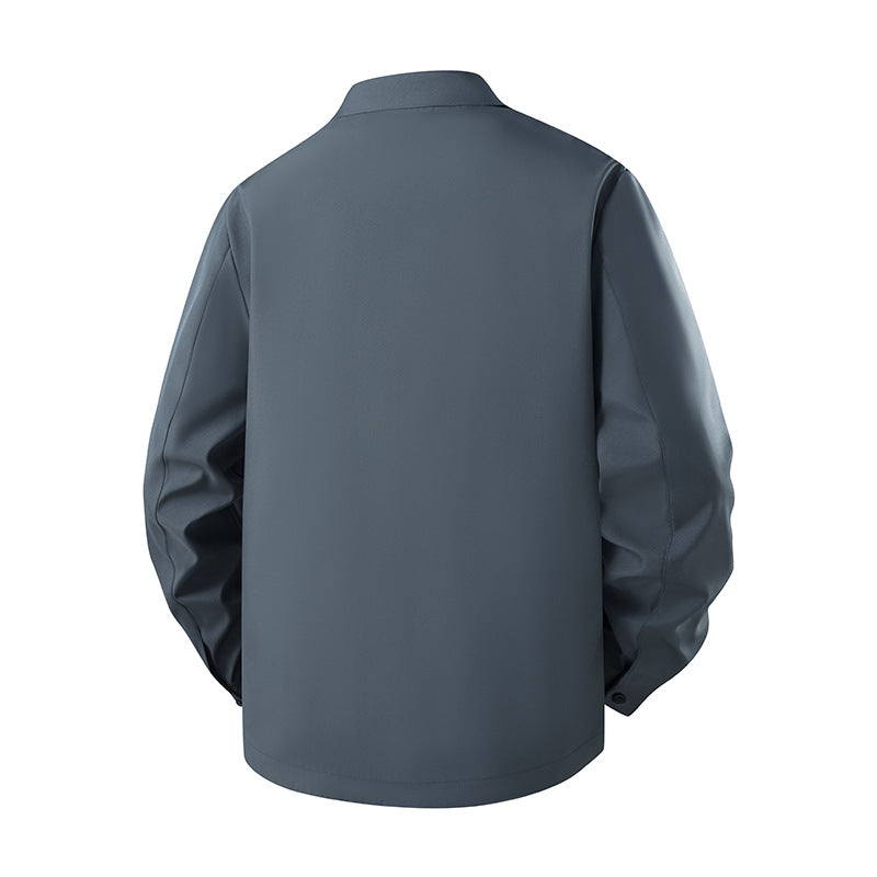 Casual transition jacket for men with lightweight insulating lining and practical side pockets Lune London