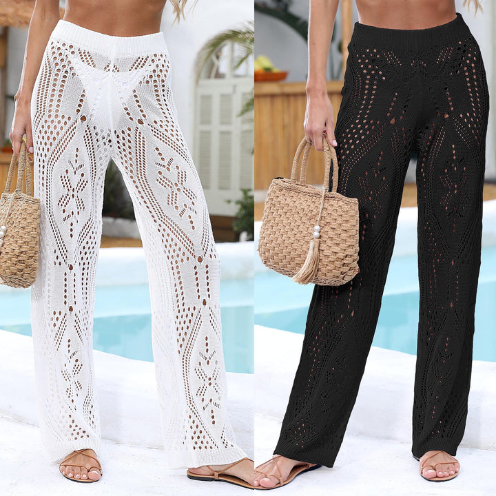 Lune London Crochet Knit Beach Pants for Women