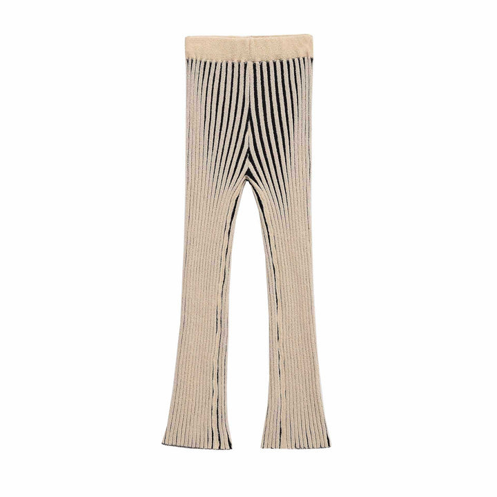 Lune London women's knit flared pants