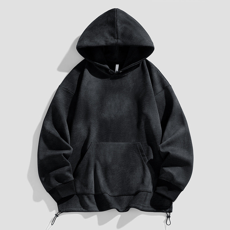 Ladies comfortable oversized hoodie with practical kangaroo pockets Lune London