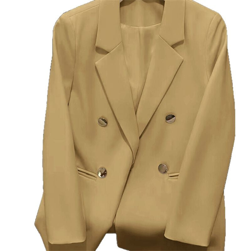 Blazer pour femmes à double plis avec détails élégants Chic & Stil