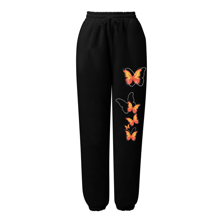 Women's jogging pants with colorful butterfly design Chic & Stil