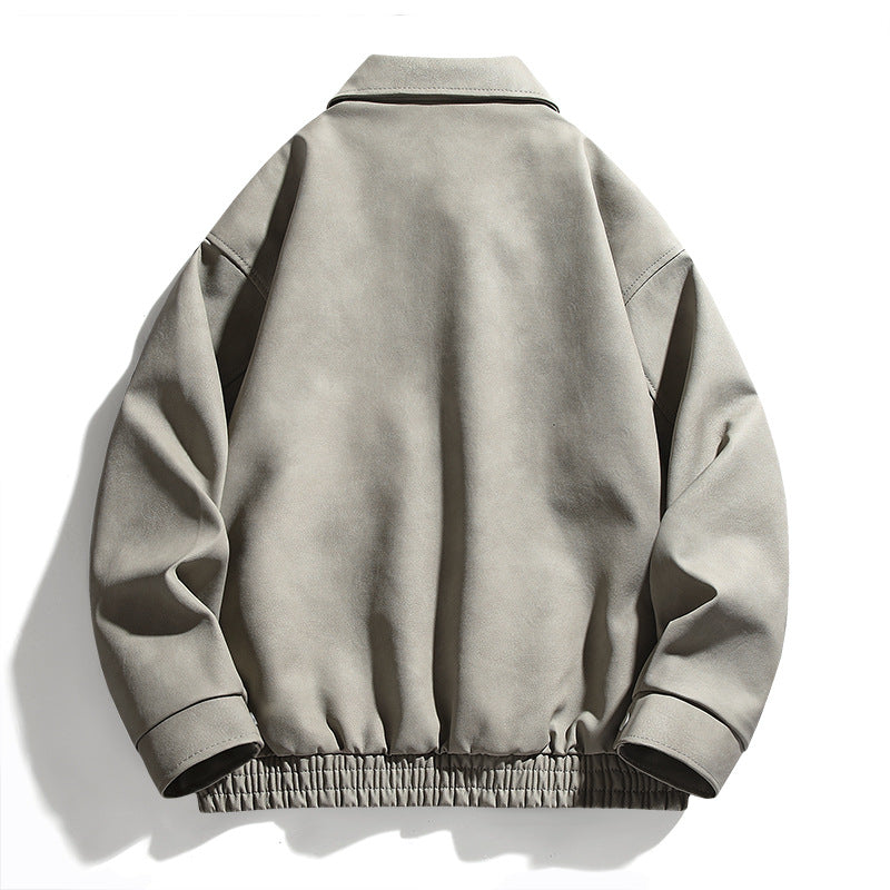 Casual utility jacket for men with practical pockets and elastic waist Lune London