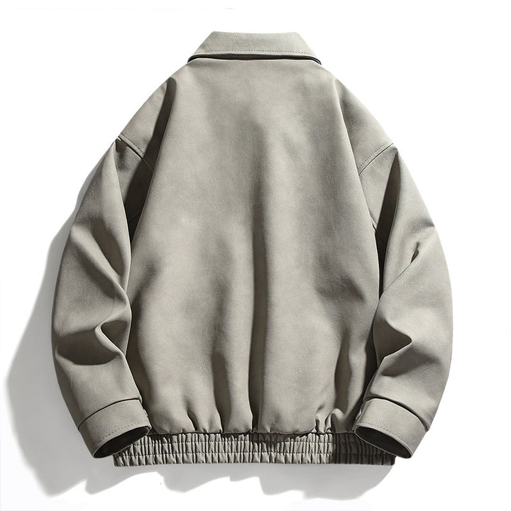 Casual utility jacket for men with practical pockets and elastic waist Lune London