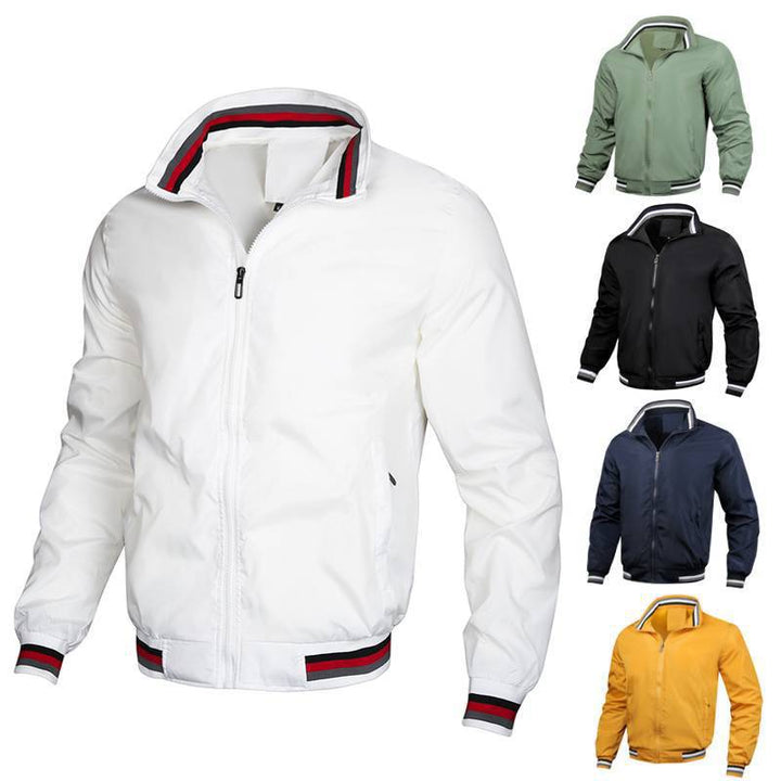 Men's sport jacket with structured collar and breathable technology Lune London