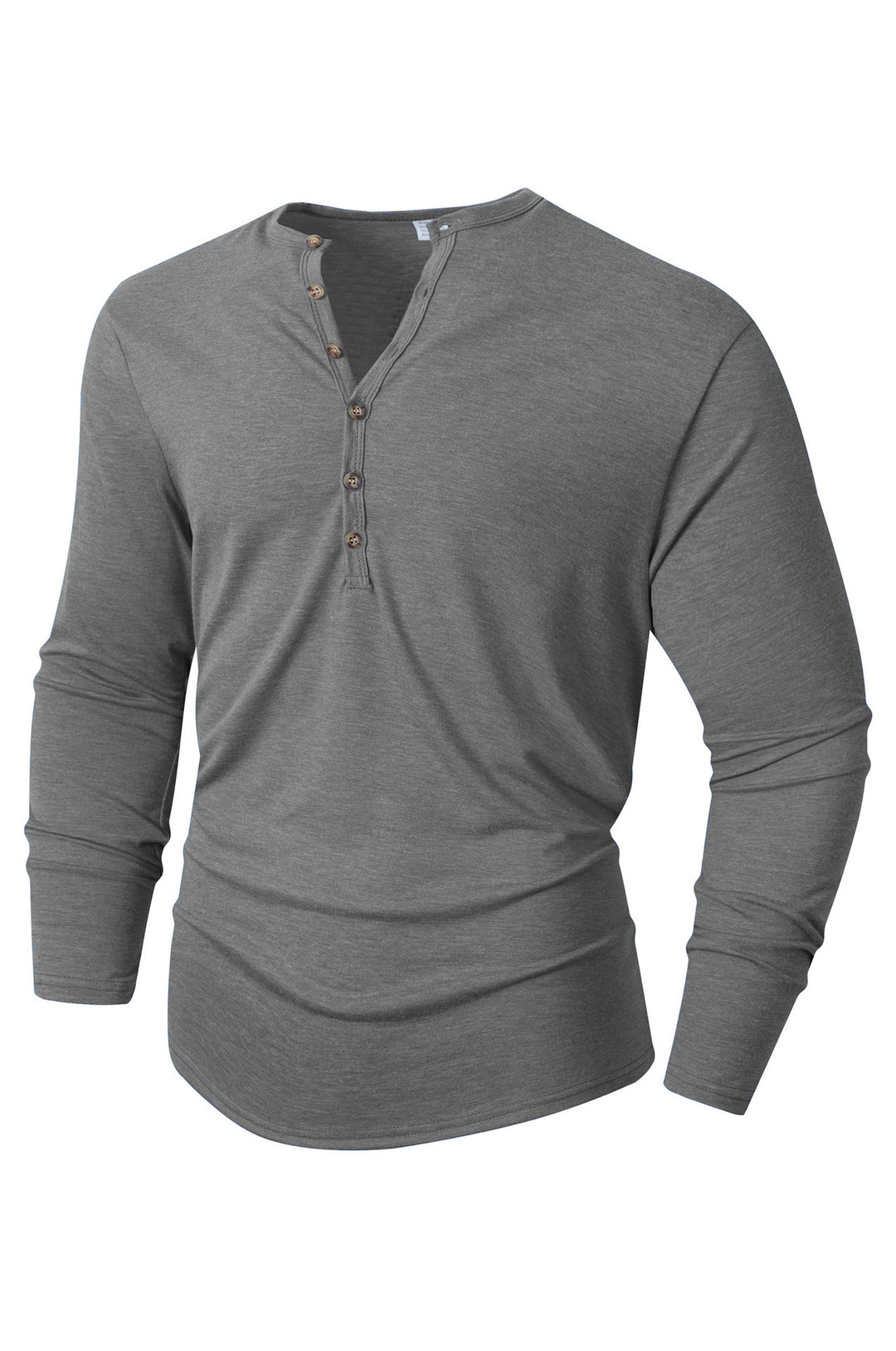 Men's long sleeve shirt with button placket Lune London