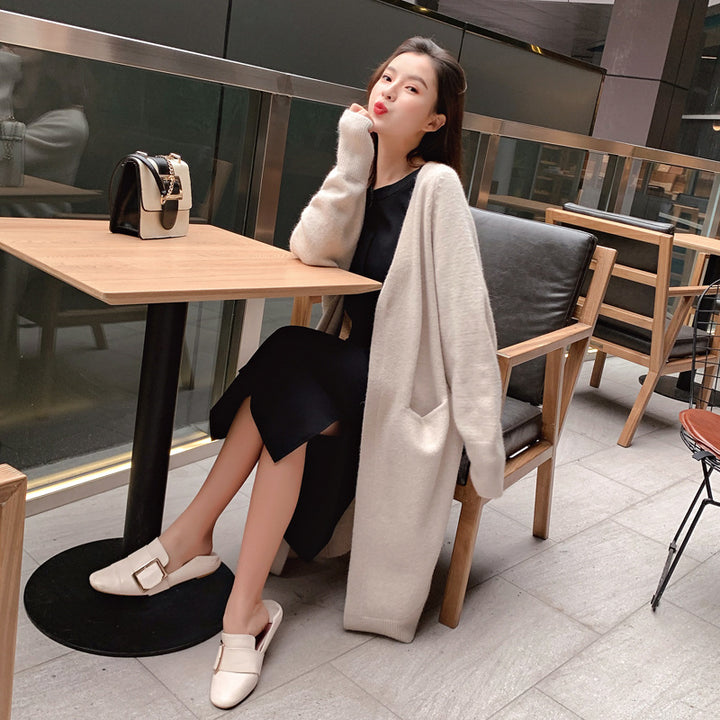 Cardigan long décontracté pour femmes Chic & Stil